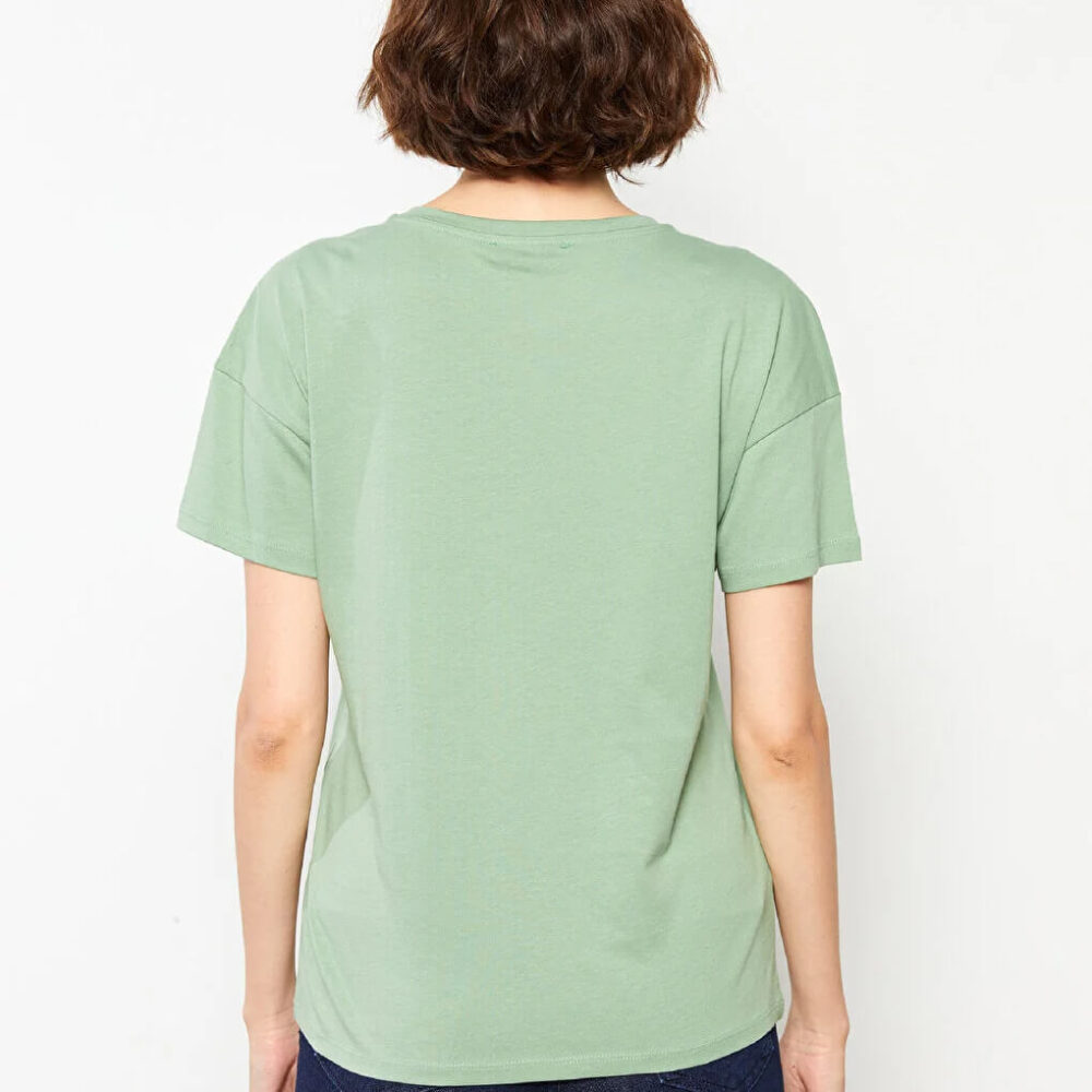 Casual Crew Neck Printed Short Sleeve - Image 2